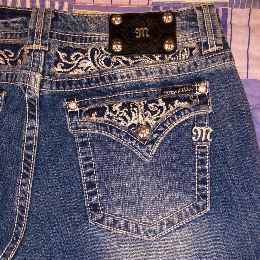 Miss Me Boot Cut Jeans Size 33 TALL